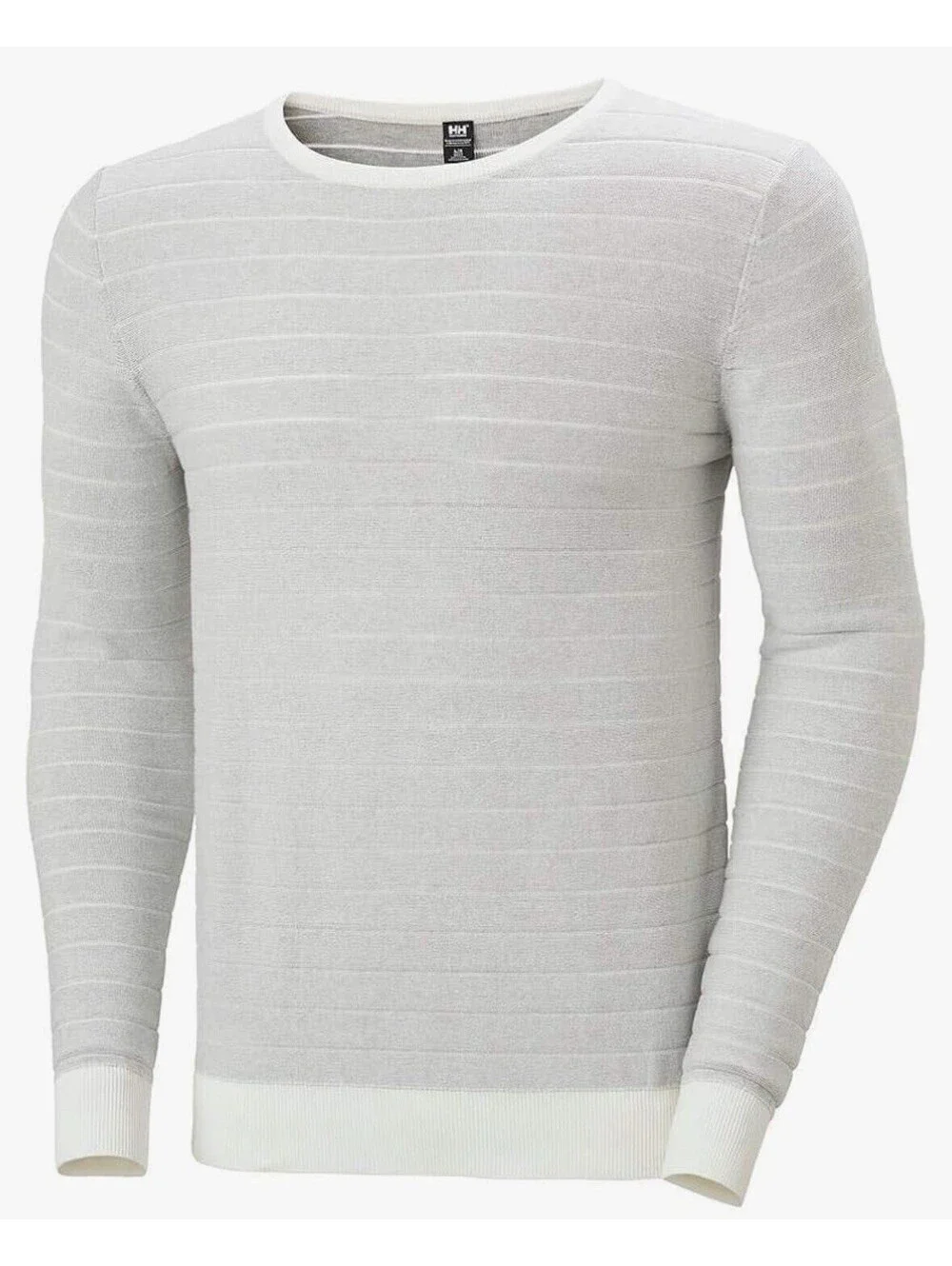 Helly Hansen Men’s Fjord Summer Knit Long Sleeve Cotton Shirt Size XS Off White